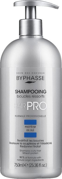 Szampon do włosów kręconych - Byphasse Hair Pro Shampooing Boucles Ressoorts