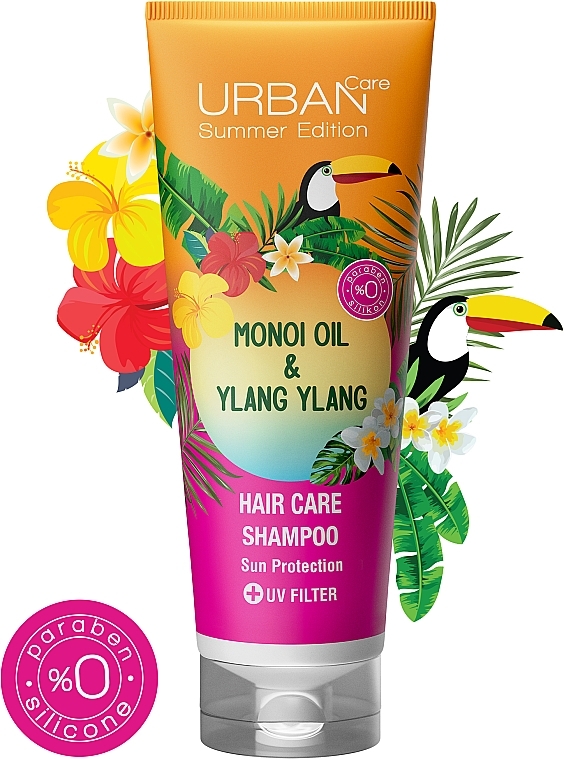 Szampon do włosów z monoi i ylang-ylang - Urban Care Monoi & Ylang Ylang Hair Shampoo — Zdjęcie N3