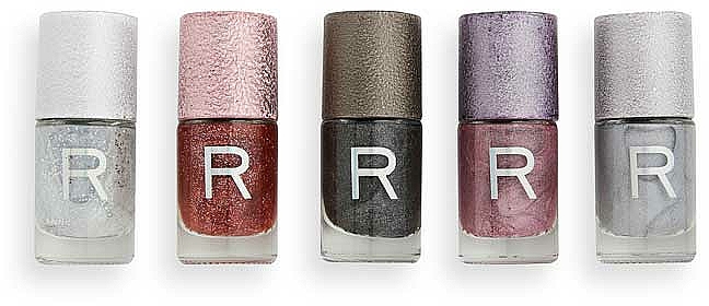 Zestaw - Makeup Revolution The Holographic Collection (nail/5x10ml) — Zdjęcie N1