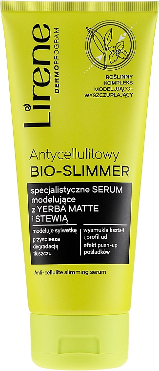 Specjalistyczne serum modelujące z yerba matte i stewią - Lirene Antycellulitowy bioslimmer — Zdjęcie N1