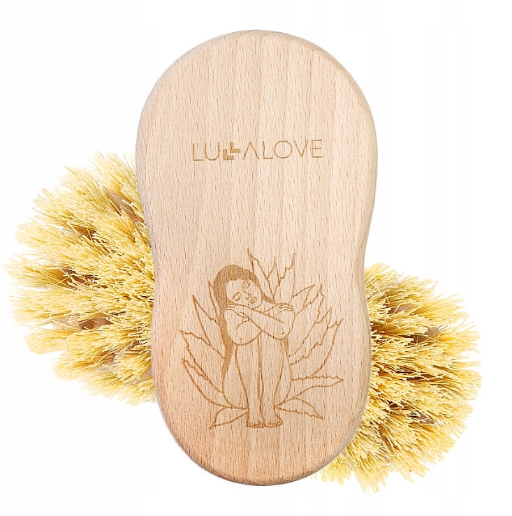 Szczotka do ciała Matka natura - LullaLove Tampico Sharp Brush for Dry Massage Mother Nature Limited Edition — Zdjęcie N2