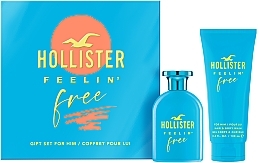 Hollister Feelin' Free For Him - Zestaw (edt/50ml + sh/gel/100ml) — Zdjęcie N1