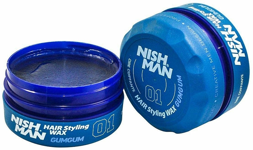 Wosk do stylizacji włosów - Nishman Hair Styling Wax 01 Gumgum — Zdjęcie N2