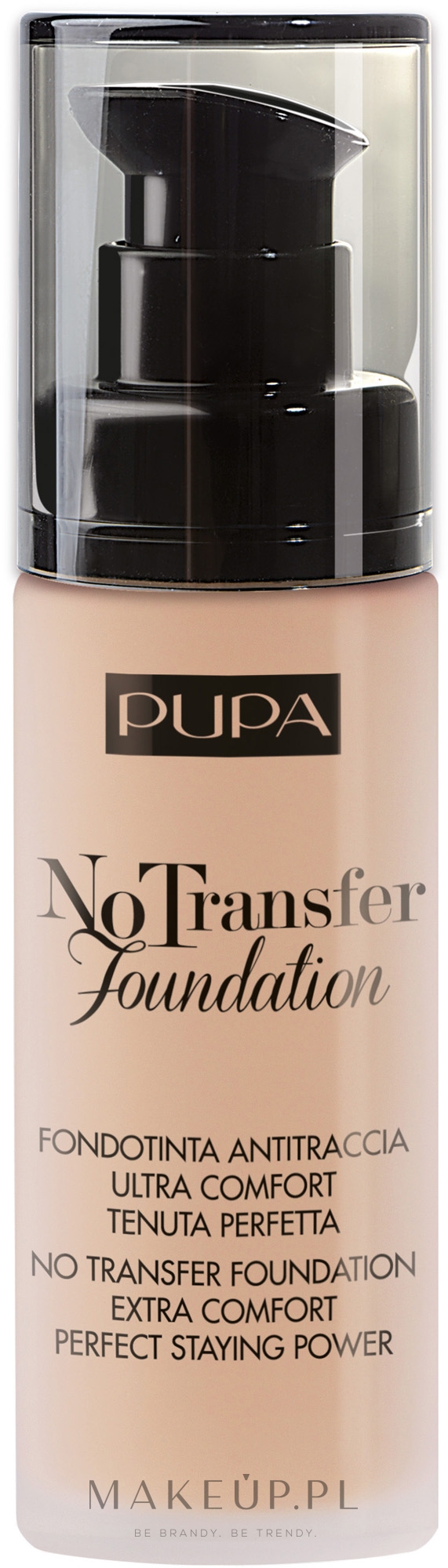Podkład - Pupa No Transfer Foundation — фото 1
