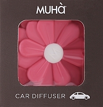 Odświeżacz powietrza do samochodu - Muha Car Flower Fucsia Uva & Fragola — Zdjęcie N2
