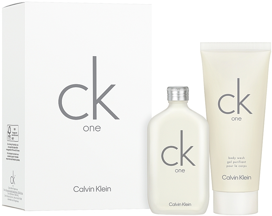 Calvin Klein CK One - Zestaw (edt/50ml + b/wash/100ml) — Zdjęcie N2