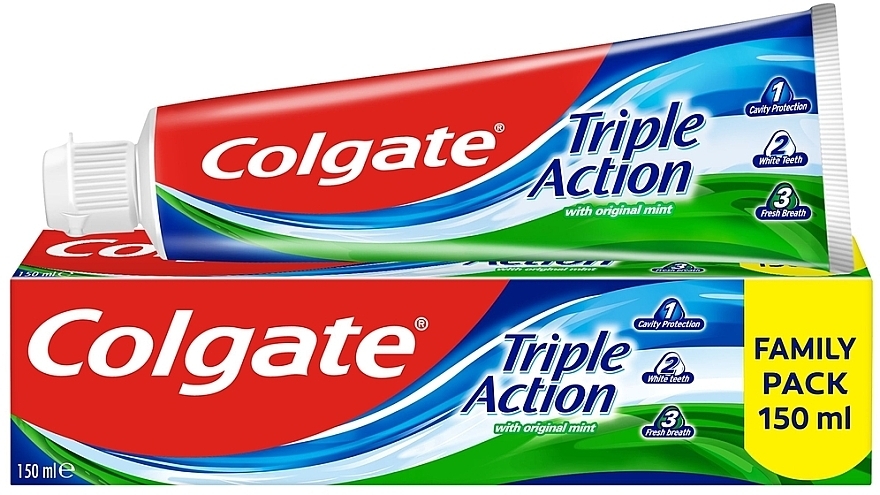 Pasta do zębów - Colgate Triple Action Original Mint — Zdjęcie N10