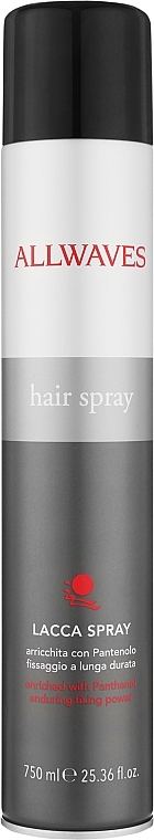 Mocno utrwalający lakier do włosów - Allwaves Hair Spray — Zdjęcie N3
