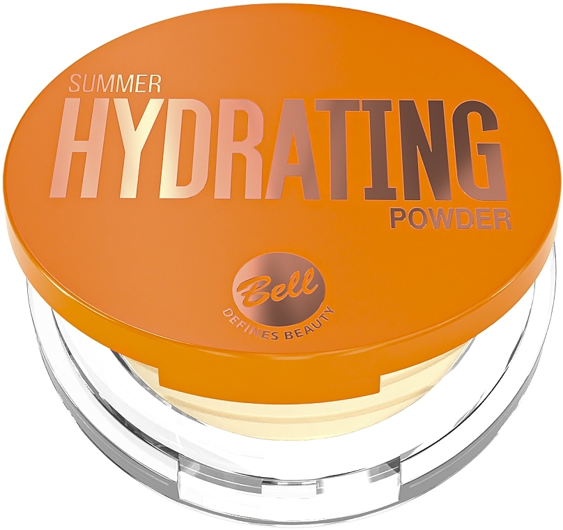 Nawilżający puder do twarzy z kwasem hialuronowym - Bell Summer Hydrating Powder — Zdjęcie N1