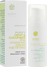 Nawilżająco-matujący krem do twarzy - Naobay Purify Hemp & Cucumber PHA Hydrating Cream Mattifying — Zdjęcie N2