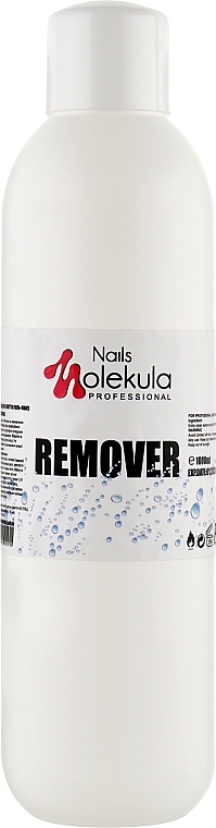 Lakier hybrydowy i środek do usuwania biogelów - Nails Molekula Remover — Zdjęcie N1