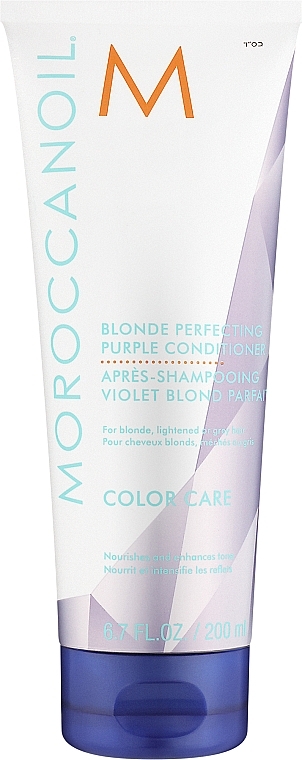 Koloryzująca odżywka do włosów z fioletowym pigmentem - Moroccanoil Blonde Perfecting Purple Conditioner — Zdjęcie N1