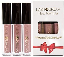 Kup Zestaw matowych minipomadek - Lash Brow Mini Matte Liquid Lipstick Set Nude (3 x lipstick 3 ml)