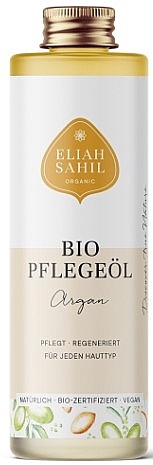 PRZECENA! Organiczny olejek do ciała i włosów Olej arganowy - Eliah Sahil Organic Oil Body & Hair Argan * — Zdjęcie N1