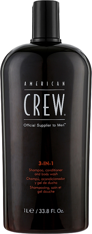 Preparat 3 w 1 do pielęgnacji włosów i ciała dla mężczyzn - American Crew Classic 3-in-1 Shampoo, Conditioner & Body Wash — Zdjęcie N3
