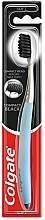 Miękka szczoteczka do zębów - Colgate Compact Black Toothbrush Soft — Zdjęcie N1