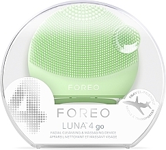 Podróżna szczoteczka do oczyszczania i masażu twarzy - Foreo Luna 4 Go Facial Cleansing & Massaging Device Pistachio — Zdjęcie N5