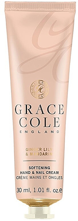 Krem do rąk i paznokci Imbir, lilia i mandarynka - Grace Cole England Ginger Lily & Mandarin Softening Hand & Nail Cream — Zdjęcie N1