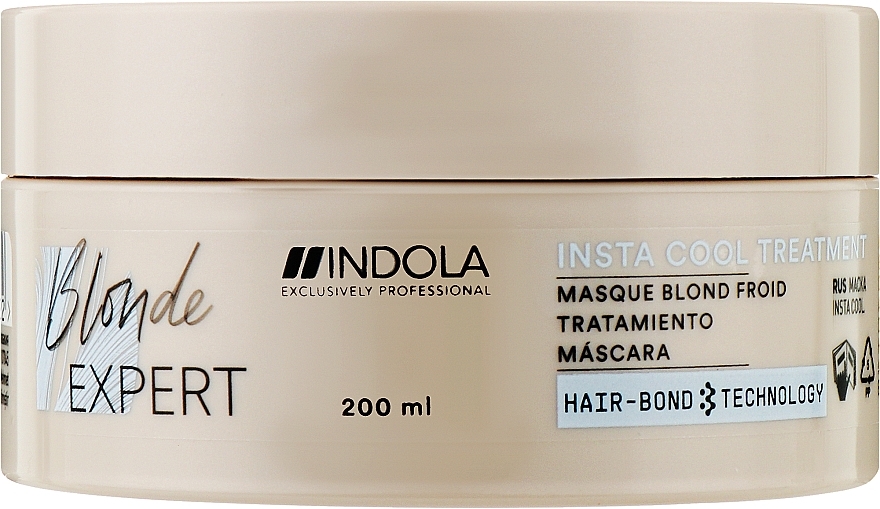 Maska do włosów w zimnych odcieniach blond - Indola Blonde Expert Insta Cool Treatment — Zdjęcie N3