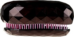 Kompaktowa szczotka do włosów, czarna - Twish Spiky 4 Hair Brush Diamond Black — Zdjęcie N2