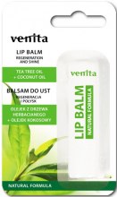 Balsam do ust Olejek z drzewa herbacianego i olej kokosowy - Venita Lip Balm Tea Tree Oil + Coconut Oil — Zdjęcie N1