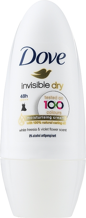 Antyperspirant-dezodorant w kulce - Dove Invisible Dry 48H — Zdjęcie N1