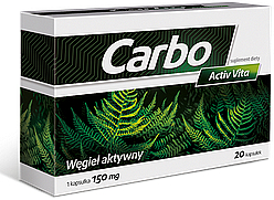 Suplement diety w tabletkach - Aflofarm Carbo Activ Vita — Zdjęcie N1