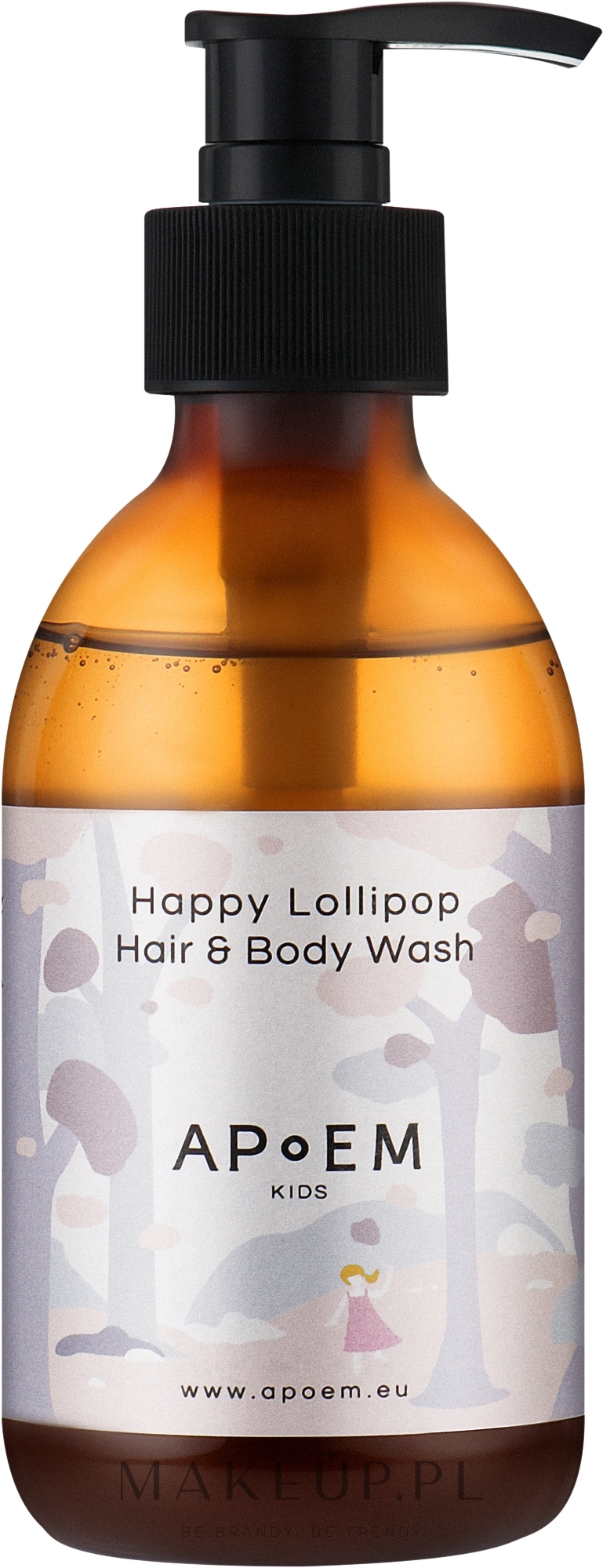 Żel pod prysznic - APoEM Happy Hair & Body Wash 2-in-1 Shampoo & Shower Gel — Zdjęcie 250 ml