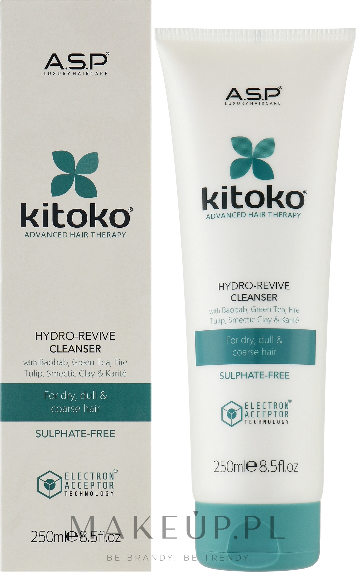 Nawilżający szampon do włosów - Affinage Salon Professional Kitoko Hydro Revive Cleanser — Zdjęcie 250 ml