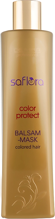 Balsam-maska ​​do włosów farbowanych - Demira Professional Saflora Color Protect