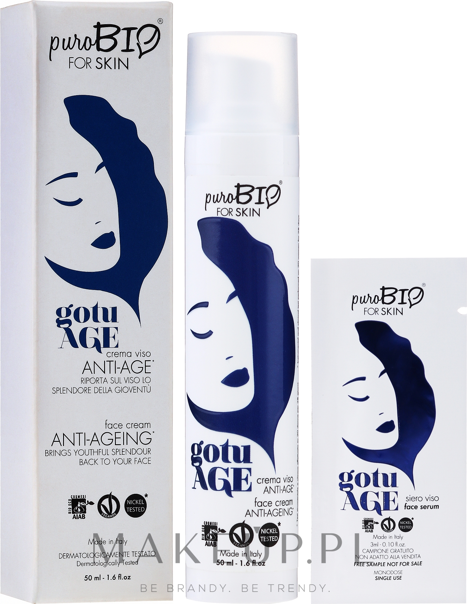 Krem do twarzy dla cery dojrzałej gotuAGE - PuroBio Cosmetics GoTu Age Cream — Zdjęcie 50 ml