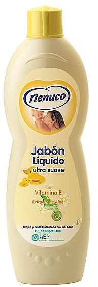 Ultra delikatne mydło w płynie z aloesem - Nenuco Liquid Soap Ultra Soft Aloe Vera — Zdjęcie N1