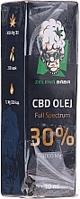 PRZECENA! Olej konopny o pełnym spektrum 30% - Zelena Baba CBD 30% Full Spectrum 30% 3000Mg * — Zdjęcie N2