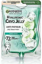 Kup Maseczka z galaretki hialuronowej przeciw zmęczeniu - Garnier Skin Naturals Hyaluronic Cryo Jelly Anti-Fatigue Jelly Sheet Mask