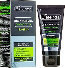 Kup PRZECENA! Detoksykujący krem węglowy do twarzy dla mężczyzn - Bielenda Only For Men Bamboo Detox Bambus*