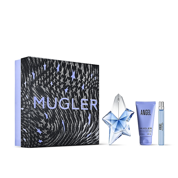 Mugler Angel - Zestaw (edp 50 ml + b/lot 50 ml + edp 10 ml) — Zdjęcie N1