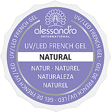 Żel do paznokci - Alessandro International French Gel Natural White — Zdjęcie N1