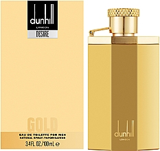 Alfred Dunhill Desire Gold - Woda toaletowa — Zdjęcie N2