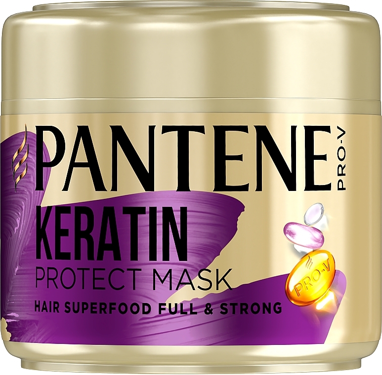 Maska do włosów z keratyną Odżywczy koktajl - Pantene Keratin Protect Mask — Zdjęcie N1