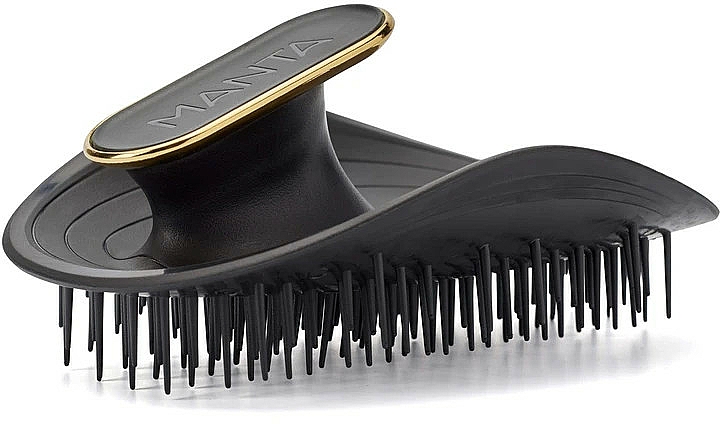 Szczotka do włosów, czarna - Manta Healthy Hair Brush Black — Zdjęcie N2