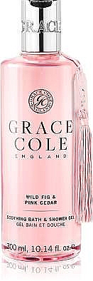 Żel pod prysznic - Grace Cole Wild Fig & Pink Cedar Soothing Bath and Shower Gel — Zdjęcie N1