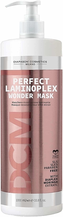 Maska z efektem laminowania do włosów - DCM Perfect Laminoplex Wonder Mask — Zdjęcie N2