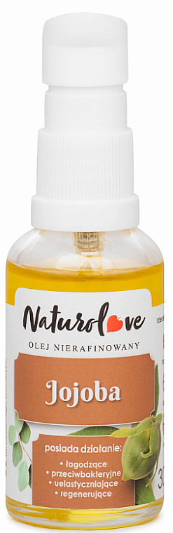 Nierafinowany olej jojoba - Naturolove Jojoba Oil — Zdjęcie N1