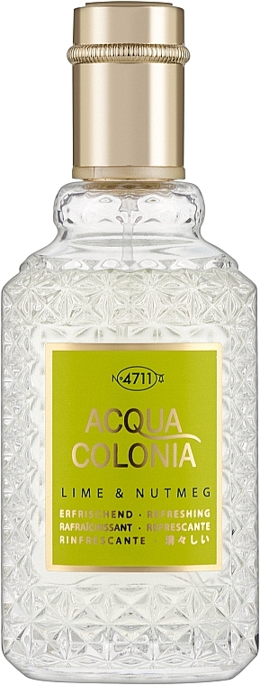 Maurer & Wirtz 4711 Aqua Colognia Lime & Nutmeg - Woda kolońska — Zdjęcie N1