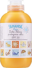 Mleczko z filtrem przeciwsłonecznym dla dzieci - L'Amande Enfant Sunscreen Milk SPF 30 — Zdjęcie N1