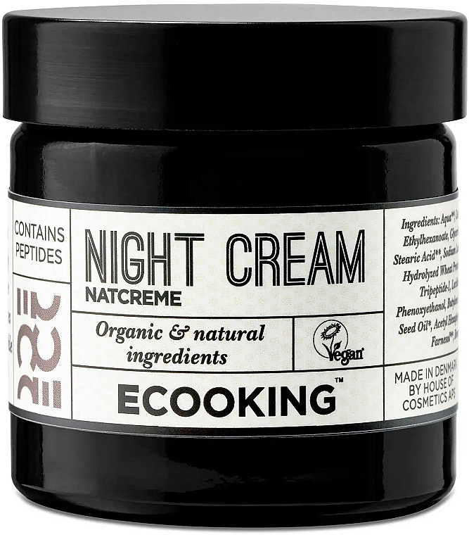 Regenerujący krem do twarzy na noc - Ecooking Night Cream — фото N1