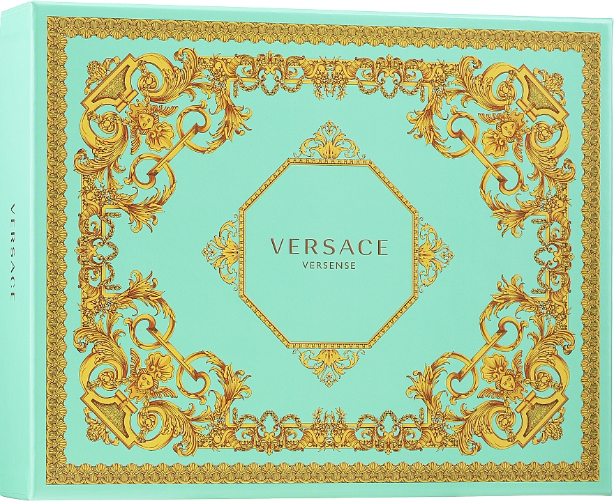 Versace Versense - Zestaw (edt/50ml + b/lot/50ml + sh/g/50ml) — Zdjęcie N1