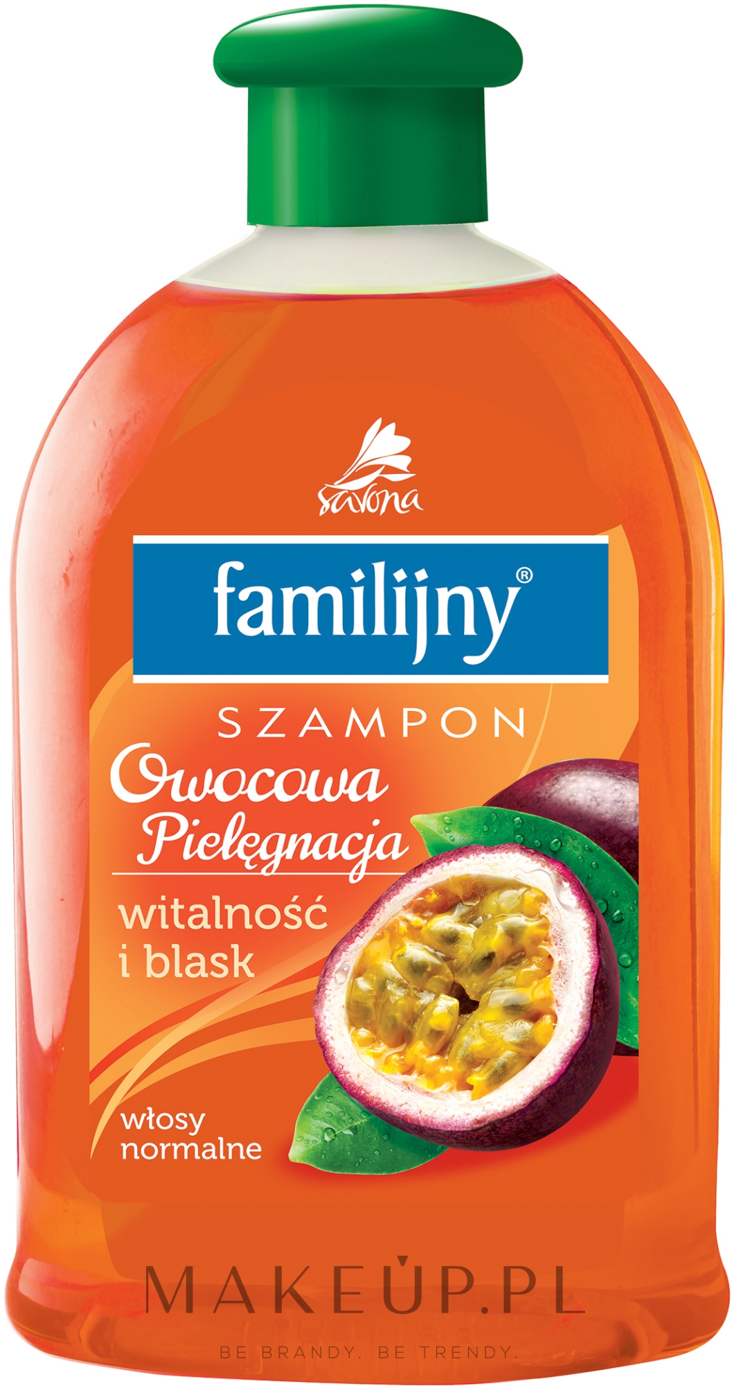 Familijny szampon do włosów normalnych - Pollena Savona Familijny Fruity Care Shampoo Vitality & Shine — Zdjęcie 500 ml