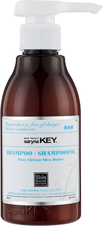 Szampon do włosów suchych, falowanych i kręconych - Saryna Key Pure African Shea Curl Control Treatment Shampoo