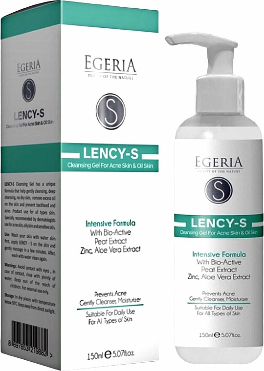 Żel oczyszczający do skóry problematycznej - Egeria Lency-s Cleansing Gel — Zdjęcie N1